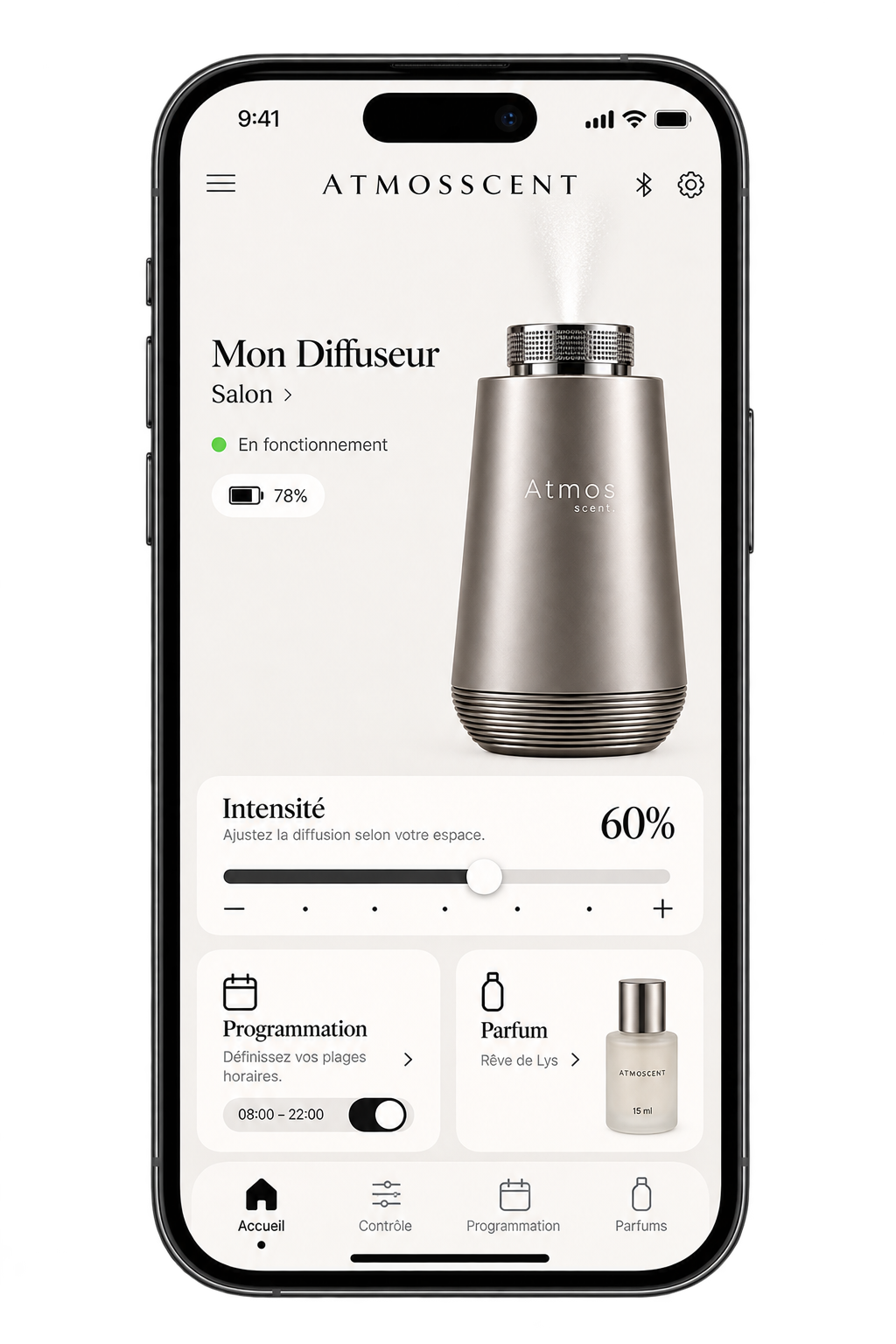 Application AtmosScent